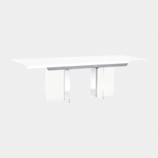 Polar - Extending Dining Table In White High Gloss