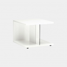 Polar - Side Table In White High Gloss