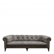 Roosevelt - 3 Seat Deep Sofa In Leather