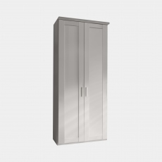 2 Plain Door 100cm Hinged-door Wardrobe - Milton 