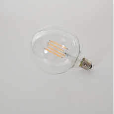 Globe - LED 8w ES Clear Warm White Light Bulb