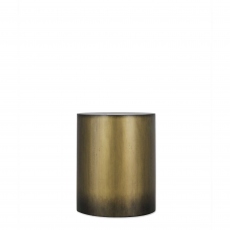 Lumpur - Lamp Table In Polished Antique Brass