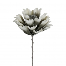 Grey Foam Single Stem Flower