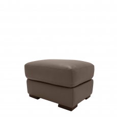 Brindisi - Storage Footstool In Leather