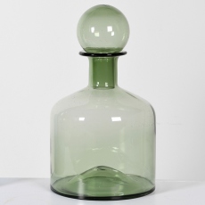 Glass - Small Green Bottle