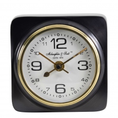 Thompson Mantel Black Clock