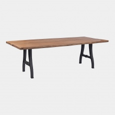 Jackson - 240cm Suar Planked Raw Edge Dining Table