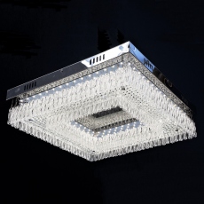 LED Palace Crystal Flush Squ