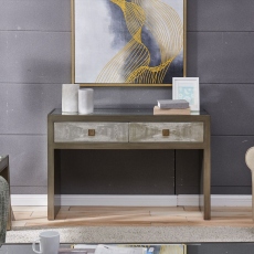 Console Table - Silver Paint Finish - Horizon