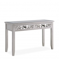 Simone - Console Table - Silver Paint & Mirror
