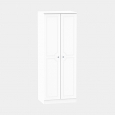 Ashford - Tall Plain 2 Door Robe In White