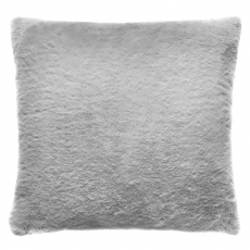 By Caprice Ava Faux Fur Silver Cushion Small