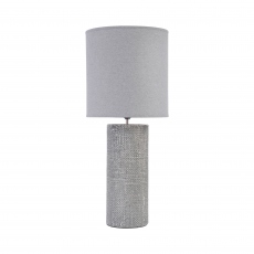 Toba Tall Grey Table Lamp