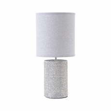 Toba Small Grey Table Lamp
