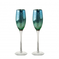 Peacock - Set of 2 Flutes