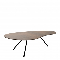 Cirrus - 120cm Coffee Table In Bronze 0794GA Black Frame