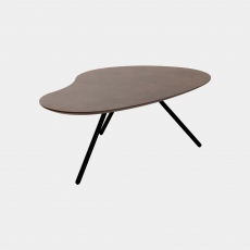 Cirrus - 90cm Coffee Table In Anthracite 0027GA Black Frame