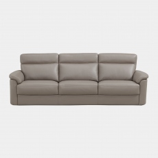 3 Seat Sofa In Leather - Preludio