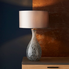 Bottelo Lamp Base Artisan Glass & Brushed Bronze