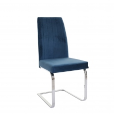 Prato - Velvet Cantilever Dining Chair