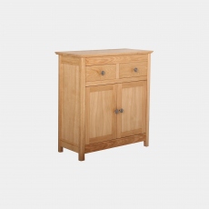 Marksville - Small Sideboard Solid Wood Top Natural Finish