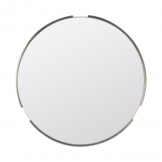 Kingsley Round Mirror Silver 80cm