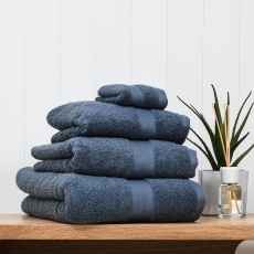 Porto Dark Blue Towel Collection
