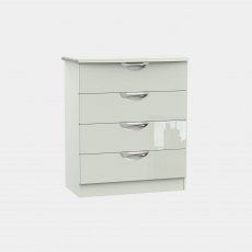 Stanford - 4 Drawer Chest Kaschmir High Gloss Fronts And Base