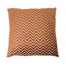 Prisma Textured Orange Cushion Large