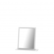 Stanford - Small Mirror White High Gloss Fronts And Base