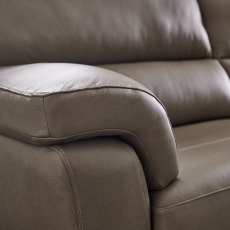 3 Seat Power Recliner Sofa In Leather - Mistral