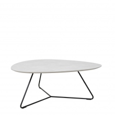 Stratus - 95cm Coffee Table In Alu Grey 0026GA