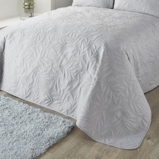 Serene Luana Pinsonic Silver Bedspread
