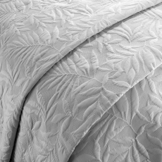 Serene Luana Pinsonic Silver Bedspread