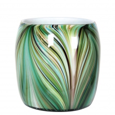 Waves Of Green Vase