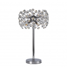 Carris - Chrome & Crystal Table Lamp