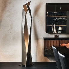 Cattelan Italia Thriller - 204cm Floor Lamp in Bronze Varnished Steel