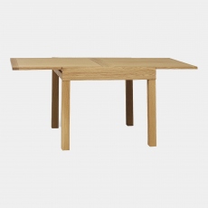 75cm Extending Table In Oak Finish - Loxley