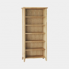 175cm Bookcase In Oak Finish - Loxley
