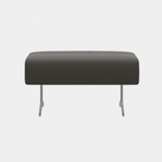 Large Ottoman In Leather - Stressless Stella