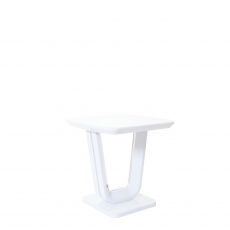 Eros - End Table In White High Gloss