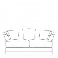 Fitzrovia - 2 Seat Hexagonal Back Sofa In Fabric