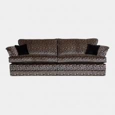 3.5 Seat Straight Back Sofa In Fabric - Fitzrovia