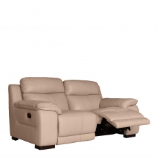 Tivoli - 3 Seat 2 Power Recliner Small Sofa In Leather