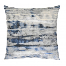 Rothko Textured Blue Cushion Large