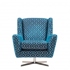 Scala - Swivel Accent Chair In Fabric