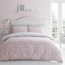 Catherine Lansfield Damask Blush Bedding Collection