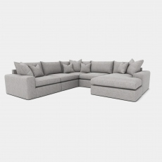 Sapphire - 5 Piece RHF Chaise Corner Group In Fabric