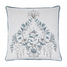 Laura Ashley - Parterre Embroidered Cushion Seaspray