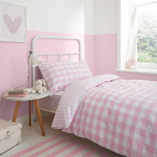 Little Bianca - Check And Stripe Pink Bedding Collection